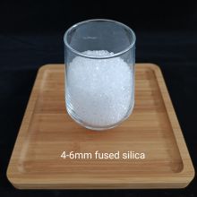 4-6mm SIO2 99.9% High Moisture Resistance Fused Silica Sand