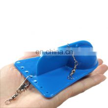 ROBBEN 10*7.8cm Trolling Driving Board Boat Fishing Driver Fishing tackle for Boat with swivel and lead block