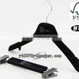 Flocked Hanger,velvet Coated Hanger and Pants Hanger With Clamp thumbnail-1