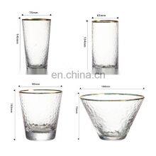 OEM Wholesale Nordic Water Drinking Glass Cups Transparent Coffee Cup