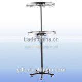 Metal Chrome Sock Display Rack With 2 Layers thumbnail-1