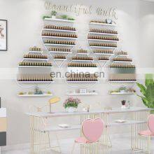 Nail Art Shelf Wall-mounted Nail Polish Glue Rack U-shaped Wrought Iron Nail Polish Rack thumbnail-5