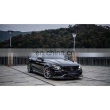 Custom Light Weight High Gloss Perfect Fitment Aerodynamic C63S Sedan Front Middle Bull Bar Bumper Lip for Mercedes W205 thumbnail-5