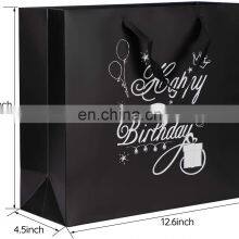 Wholesale Custom Packaging Craft Brown Kraft Paper Shopping Bag With Handle