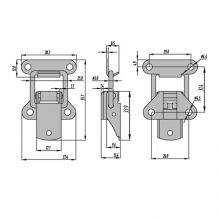 Stainless Steel Latch Lock for Insulation Boxes SS 304 Prime Quality thumbnail-4