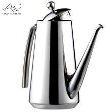High Quality Stainless Steel Kitchen Oil Sauce Pot Container 600ml-1000ml Stainless Steel Hand Drip Coffee Tea PotOil Can,Oil Kettle thumbnail-4