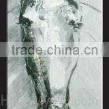 Monochrome animal horse's head hotel decorative painting