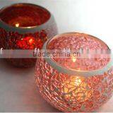 Mosaic Round Candle Holder