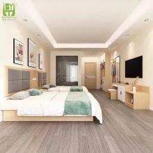 Modern Bedroom Furniture Sleep Storage Wooden Platform King Size Bed Frame Hotel Double Bed Base thumbnail-1