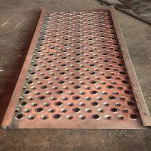 Anti-slip Perforated Mesh Pattern Plate, With Alligator Mouth Holes, Suitable for Pedestrian Walkways, Cutting and Bending Services Available thumbnail-5