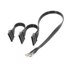 1 to 2 Multi-way Splitter SATA Power Modular Cable Flat Wire for Hard Drive Connection thumbnail-3