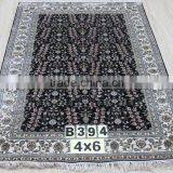 hand craft double knotted braided rug