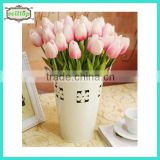 34cm mini pu tulip real touch artificial tulip arrangement