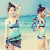 (ODM/OEM Factory/Trade Assurance)2016 Apparel Swimwear Bikini One Piece Beach Cover Women Swimming Bathing Suit thumbnail-3