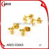 Costume Jewelry Ladies Earring Designs Picture Gold Stars Earring thumbnail-3