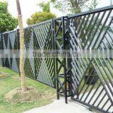 Wrought iron metal barricade MADE in FACTORY with in-house powder coat line