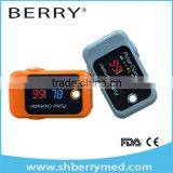 Orange color Excellent finger pulse oximeter with Bluetooth Wireless