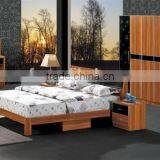 China Manufacturer Solid Teak Wood Bedroom Furniture Set With Nightstand, Bed and Dressing Table(SZ-BFA8001) thumbnail-5