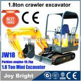 JW18 1.8ton Crawler Excavator With CE