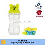 China Wholesale Baby Suction Cup ,Baby Drinking Cup,BPA Free Sippy Cup With Handles thumbnail-3