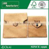 Custom Printed Faux Leather Envelop Pouch for Jewelry thumbnail-2