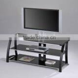 Modern TV Stand/ Black Metal TV Stand thumbnail-1