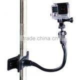 Clamp Mount for GoPro - Clip Mount for GoPro Hero and Other Compact Cameras With Tripod Socket thumbnail-2