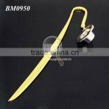Custom Gold Plated Metal Book Mark thumbnail-1