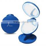Hot Sale Dual Sides Folding LED 1x & 10X Magnification Mirror Cosmetic Travel LED Light Magnifying Mirror thumbnail-4