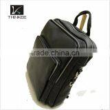 Classic Fashion Black PU Leather Backpack for Men