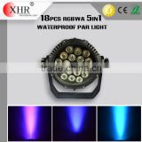 XHR LED Par 18 12W RGBWA 5in1 LED Stage DJ Equipment Waterproof LED