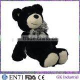 Plush Toy Black Bear thumbnail-1