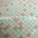 cheap square hot melt glass decorative wall tile HM21
