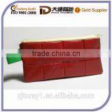 Red Recycled Pencil Case Plash Proof Zipper Pouch Mini Cosmetic Pouch thumbnail-1