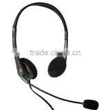 Lightweight Call Center Cheap Headset With Rotary Adjustable Microphone for PC Computer Website QQ thumbnail-2