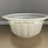 480ml White PP Material Plastic Airtight Container