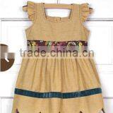 New Style Children's Autumn Long Dress With Silk Ribbon Casual Dresses thumbnail-3