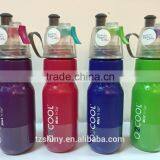 2016 New Arrival Plastic Spray Bottle Plastic Sports Drinking Bottle With Flip Top Lid