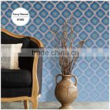hot printing special effect wallpaper, fashion geometric wall covering for room , charming wall sticker wholesaler
