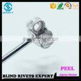 HOT SELLING OPEN END MANUFACTURER TRUSS HEAD ALUMINUM STEEL POP PEEL TYPE RIVETS thumbnail-1