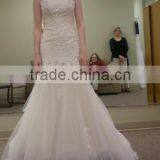 High-grade Lace Fishtail Package Hip Wedding Dress thumbnail-1