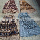 Cotton Printed Ladies Skirts Wholesale 2014 Model thumbnail-1