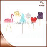 glitter cute animal cake topper for party decoration                        
                                                Quality Choice