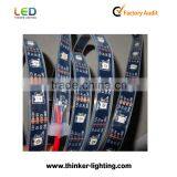 Advertising Lamp WS2812B Led Strips IC Chip Programmable Led Digital Flexible Strip With 5v Built in 60LED/M Smd 5050 Green