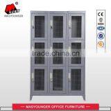 High Quality Staff and Worker Clothes Metal Mesh 9 Doors Locker With Feet thumbnail-2