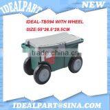 Plastic Clothes Storage Box With Wheels