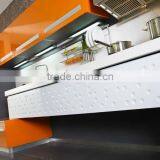 Bake Painting Kitchen Cabinet Orange Mixed White