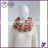Unisex Winter Warm Infinity 2 Circle Cable Knitted Infinity Scarf (Can be Customized) thumbnail-4