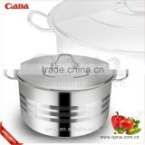 hot sale cookware flower pot stainless steel stock pot boiler