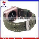 OEM 38mm 42mm Calf Leather Watch Band Pre-v Buckle Adapter for Apple Watch Strap thumbnail-3